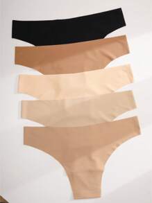 Kit com 10 Calcinhas Femininas Sem Costura Microfibra