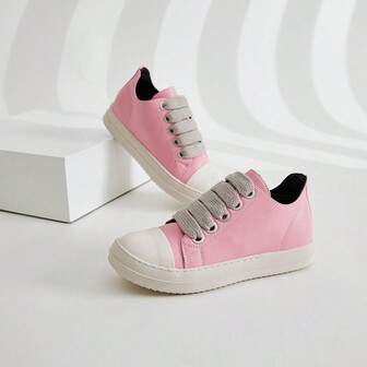 Women's Candy-Colored Thick-Sole Couple Sneakers With Chunky Strap
