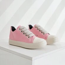 Women's Candy-Colored Thick-Sole Couple Sneakers With Chunky Strap