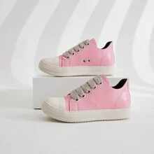 Women's Candy-Colored Thick-Sole Couple Sneakers With Chunky Strap
