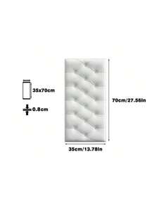 1/5/10pcs Anti-Collision Foam Wallpaper Self-Adhesive Soft Package 3D Wall Sticker Wall Edge Sticker Wall Thickening Pad For Headboard