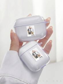 1pc Custom Photo Headphone Case, Personalized Photo Headphone Cover, Custom Engraved Photo Headphone Case, Personalized Text Headphone Case, Anniversary Gift, Birthday Gift, Mother's Day Gift, Father's Day Gift, Best Friend Gift, Gift For Mom/Dad, Gift For Girlfriend/Boyfriend, Gift For Friend