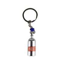 Unique Mini Car Turbo NOS Keychain Nitrogen Bottle Metal  Key Ring Stash Pill Box Storage Stylish Car Motorcycle Interior - Qiping - View 16