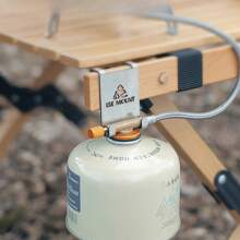 1入便攜式不銹鋼燃氣桶鉤，桌面式燃氣桶架，露營桌夾配件 - 彩色 - 查看 12