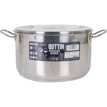 Inde Pot With Steel Lid Suitable For Induction 30Cm/0.8Mm/12L Hotel Collection Functional Design And Easy To Clean | Steel Pot With Tight And Airtight Lid, Ideal Capacity And Size, Suitable For All Types Of Kitchens - Multicolor - View 5