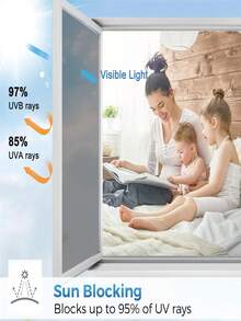 One Way Window Film: Reflective Window UV Film, Mirror Anti Glare Window Film Privacy One Way Clear Heat Control Window Tint Film Sun Blocker For Home, Office - Multicolor - View 8