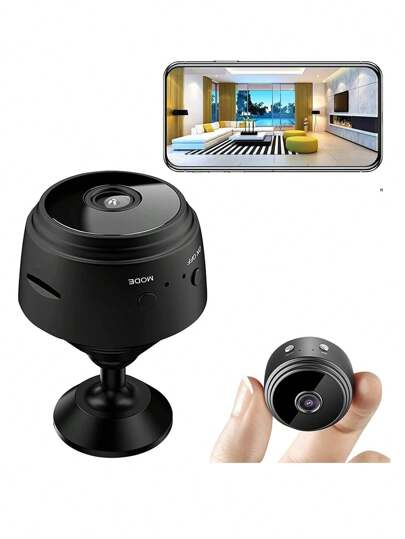 Mini Camera, Wireless Wifi Motion Detection Magnetic Camera, Hd Magnetic Wireless Security Camera, Motion Detection, Indoor/Outdoor Compact Camera With Night Vision, 1080p Portable Home Security Camera Hidden Camera, Small Indoor/Outdoor White Video Recorder, Motion-Activated Night Vision