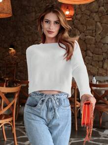 Women Sweaters - trắng - Xem 3
