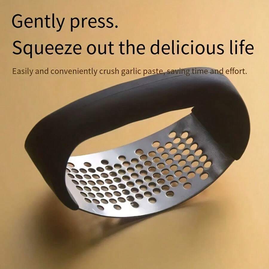 Stainless Steel Thickened Garlic Press, Kitchen Tool For Crushing