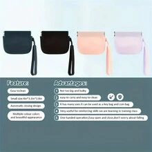 Portable And Durable Silicone Dog Grooming Bag - Leak-Proof Training Bag For Pets On The Go - Multicolor - View 7