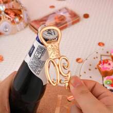 1個/12個 金色50號開瓶器 50歲生日禮物，適用於婚禮、婚禮賓客禮品、新娘派對遊戲、伴娘禮物、洗禮禮物、洗禮紀念品、洗禮派對用品、生日派對賓客禮物、生日派對禮品、單身女郎派對用品 - 玫瑰金 - 查看 4