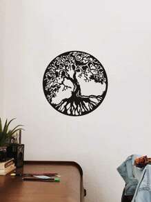 Celtic Tree Of Life Wall Art Decal Family Tree Wall Sticker For Living Room Vinyl Bedroom Decor - Black - View 2