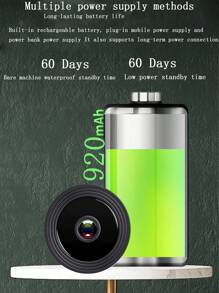 Mini Camera, Wireless Wifi Motion Detection Magnetic Camera, Hd Magnetic Wireless Security Camera, Motion Detection, Indoor/Outdoor Compact Camera With Night Vision, 1080p Portable Home Security Camera Hidden Camera, Small Indoor/Outdoor White Video Recorder, Motion-Activated Night Vision