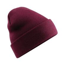Beechfield Soft Feel Knitted Winter Hat (Burgundy) - Burgundy - View 1