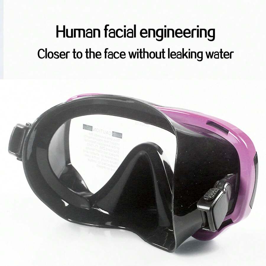 ABAHUB Adult Snorkeling Mask And Snorkel Set, Silicone AntiFog Swim Goggles, HighDefinition