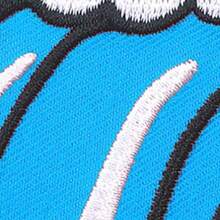 The Rolling Stones Classic Tongue Patch (Blue) - Cadet Blue - View 2