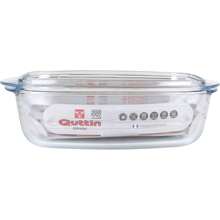 Inde Rectangular Glass Casserole With Lid 3L+1.5L Uniform Heat Distribution And Non-Stick Coating | Saucepan With Ergonomic And Practical Design, Compatible With All Types Of Kitchens - Multicolor - View 2