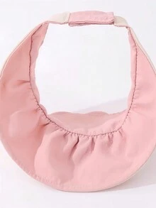 婴儿太阳帽，夏季轻便时尚女童透气蝴蝶结顶帽，柔软幼儿防晒帽，适合 3-24 个月 - 粉色 - 查看 11