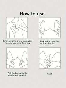 1sets Of Women's Strapless Silicone Adhesive Bras, Push-Up Sports Self-Adhesive Sleeves, Mango Breast Patches Push-Up Breathable Silicone Invisible Bra For Wedding Dresses, Sports, Strapless Dresses Or Evening Dresses, Silicone Breast Patches,No Bra Easier