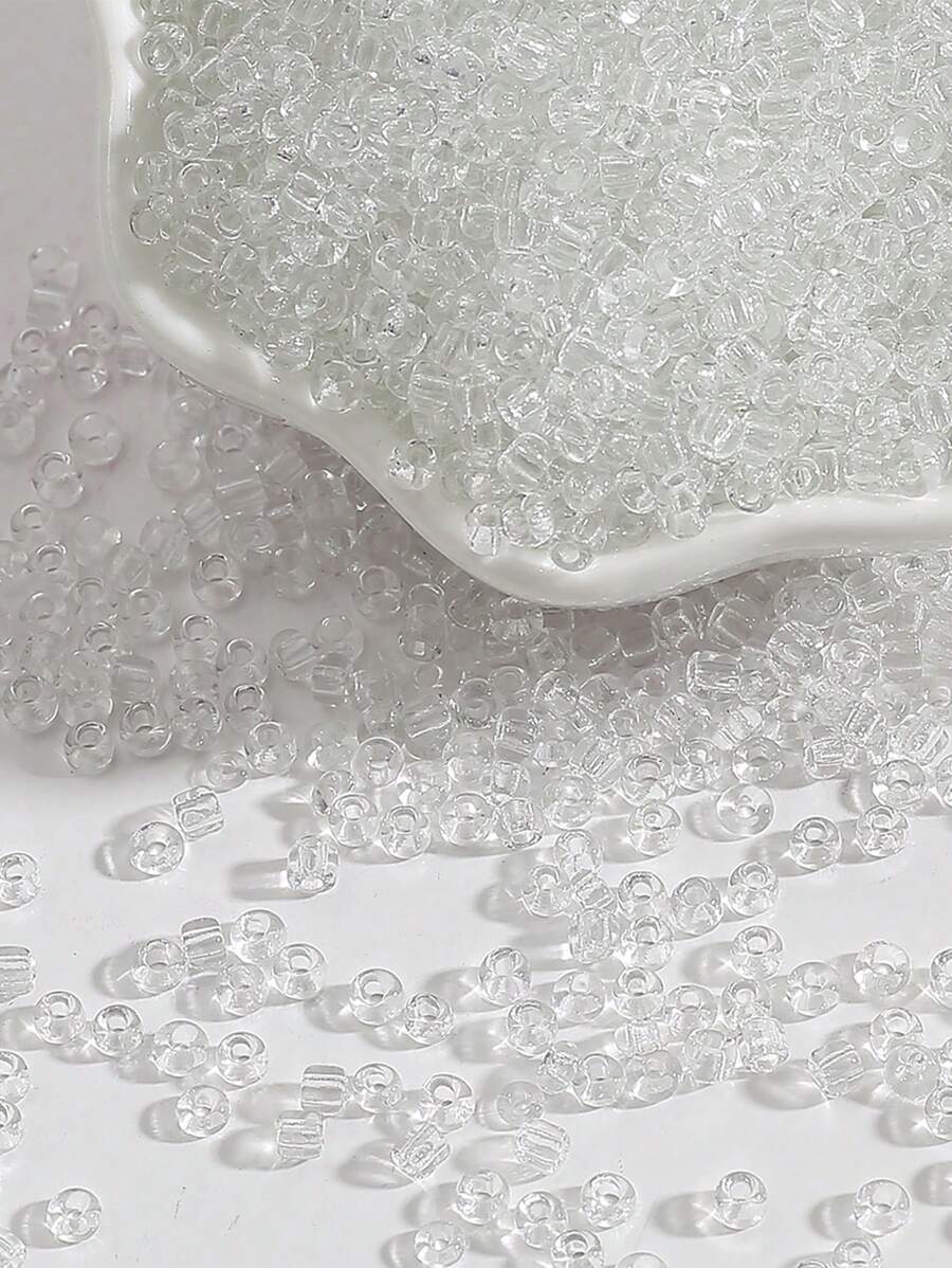 beadia 30g Transparent Glass Rice Beads 2/3/4mm, Optional For Making Summer Bracelets, Necklaces, Earrings, Jewelry, DIY Handmade Materials