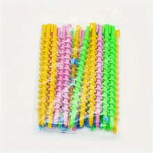 Plastic Spiral Perm Stick Heatless Hair Curler Women Curly Hair Rollers No Heat Curls Cold Perm Bar Barber Hair Styling Tool Hair Rollers For Women Hair Curler Heatless - Color Sent Randomly - View 4