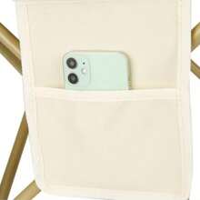 1把簡約時尚戶外折疊椅，適用於露營、釣魚、自駕遊、素描和日常使用