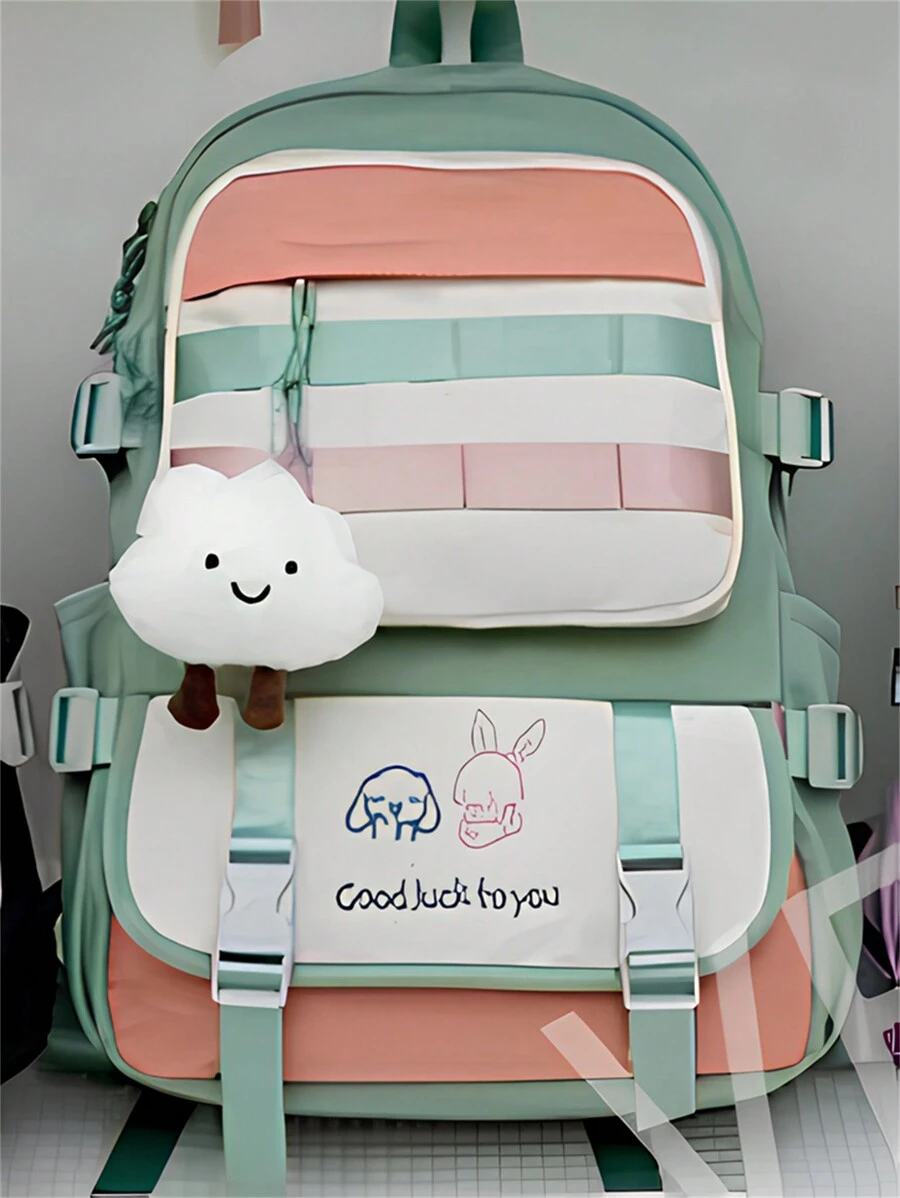 Women Functional Backpacks - 綠色 - 查看 1