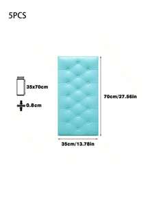 1/5/10pcs Anti-Collision Foam Wallpaper Self-Adhesive Soft Package 3D Wall Sticker Wall Edge Sticker Wall Thickening Pad For Headboard