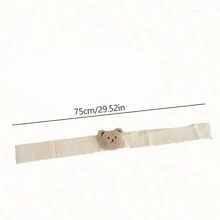 1pc Baby Bear Polyester Curtain Tieback Nordic Style Curtain Tie For Nursery Room Love Valentine