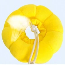 1 Vòng Cổ Elizabethan Hoa Hướng Dương Màu Vàng, Vòng Cổ Hình Nón Cho Thú Cưng Có Thể Điều Chỉnh Cho Chó Và Mèo, Đồ Dùng Cho Thú Cưng, Vòng Cổ Mèo Chống Liếm, Mũ Hướng Dương Cho Thú Cưng, Giúp Vết Thương Lành Lại Sau Phẫu Thuật - Màu vàng - Xem 3