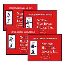 4 Pcs Of Mahjong Hand Cards With 2024 Version Large Mahjong Scoring Cards. Suitable For Parents Table Game. - Red - View 8