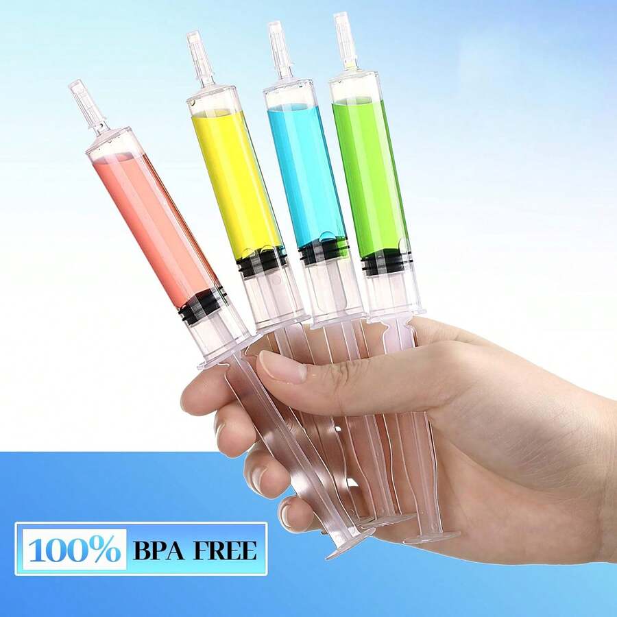 Syringe With Jelly Cap, Durable Shooting Container Suitable For
