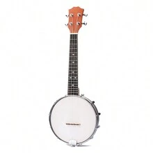 4 Strings Banjo Ukulele Concert Banjolele Maple Neck Rosewood Fingerboard Banjo Professional Musical Instrument With Case - Redwood - View 1