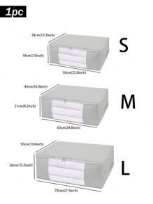 1pc Quilt Storage Bag Large Capacity Clothes Organizer Waterproof Moisture-Proof Luggage Moving Bag Packing Bag For Comforters Decorations Decor Festival Decor Room Decor Home Decor Bed Room Decor Dress Pants Shoes Jeans Boots Skirt Bedroom, Organizer, Home Storage, White T Shirt Women, Black Pants Women, Ladies Winter Clothes, Dress,