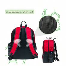 Protraveller Soccer Ball Bag-Backpack For Basketball,Volleyball With Cleat Shoes And Ball Compartment Laptop Sleeve For Team Sports - Rose Red - View 4