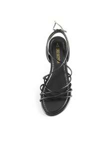 Women's Sandals, Fashion Strappy Flat Sandals For Women Comfortable Summer Sandals - màu đen - Xem 7