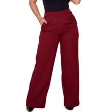 Scaraboto Women Denim Overalls & Jumpsuits - 紅木色 - 查看 4