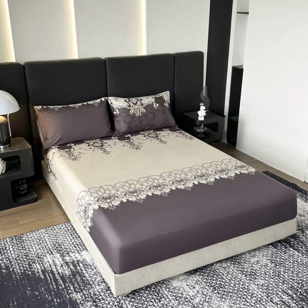 1pc Printed Fitted Sheet [Pillowcase Not Included]