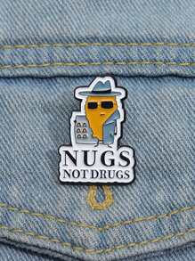 1 件 Nugs 非个性化别针徽章，为朋友提供有趣礼物，适合男女日常佩戴 - 人物 - 查看 3