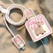 5 Cái/bộ Bộ Bảo Vệ Cáp Dữ Liệu Phong Cách Graffiti Hoạt Hình Tương Thích Với Bộ Sạc iPhone, Ngăn Ngừa Vỡ Và Bảo Vệ Vỏ - Nhiều màu - Xem 5