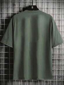 Men T-Shirts - 軍綠色 - 查看 2