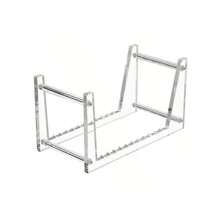 Clear Vinyl Record Stand Holder For Desktop Album Storage Acrylic Vinyl Record Shelf Display 50 LPs - White - View 4