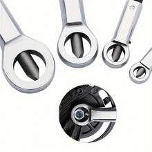 1入組鐵鏽螺帽分裂器套件，用於損壞螺絲取出的螺母拆卸器，汽車維修工具 - 銀色 - 查看 7