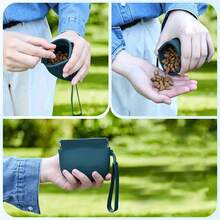 Portable And Durable Silicone Dog Grooming Bag - Leak-Proof Training Bag For Pets On The Go - Multicolor - View 4