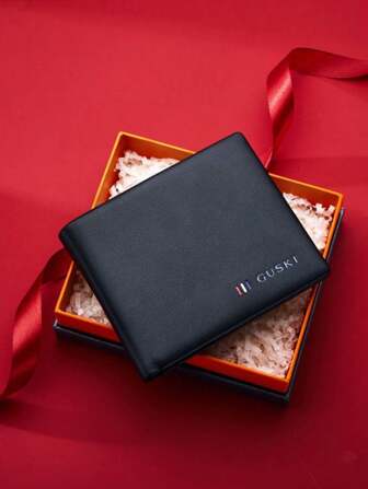 A Men's Wallet, With Gift Box, Perfect Gifts For Boyfriend, Husband, Father, Birthday Present Valentine's Day ValentinesLarge Capacity Multi-Card Slots,Business Casual Style,Birthday Gift,Graduation Gift,Father's Day Gift