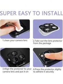 Lens Protectors - 2 BUAH HITAM - View 9