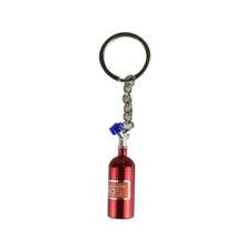 Unique Mini Car Turbo NOS Keychain Nitrogen Bottle Metal  Key Ring Stash Pill Box Storage Stylish Car Motorcycle Interior - Qiping - View 12