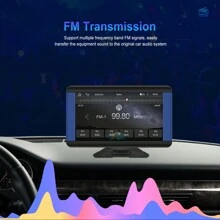 汽車立體聲收音機7英寸觸控屏幕AirPlay Carplay MP5便攜式智能播放器，支援Android Auto無線CarPlay，支援CVBS攝像頭 - 黑色 - 查看 3