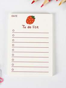 1PC Strawberry Lovely Notebook. Fruit Mini Notes. Notebook.Notes.Pianner.School Supplies For School.Paper School Supplies. For Students, Teachers, Planners Office Supplies Notebook. Small Books Of Supplies And Stationery Back To School.School Supplies