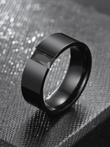 迷人情侣戒指浪漫戒指套装时尚男士不锈钢戒指时尚珠宝情人节礼物